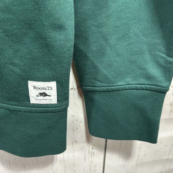 Roots73 Rome Records Graphic Hoodie Green Unisex Size L Retro Streetwear - Picture 12 of 15